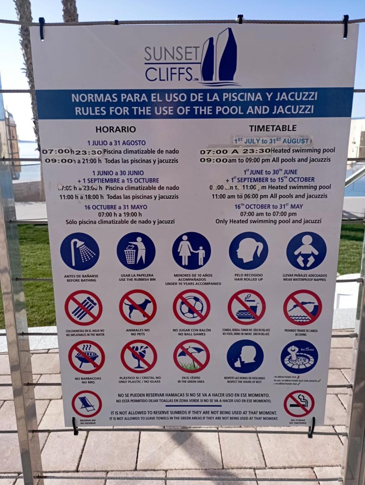 Sunset Cliffs Sea View Apartments Бенидорм Екстериор снимка